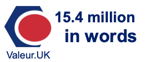 15.4 million in words 15.4 million in words