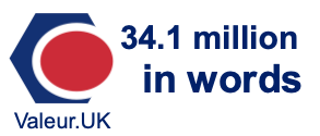 34.1 million in words 34.1 million in words