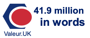 41.9 million in words 41.9 million in words