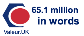 65.1 million in words 65.1 million in words