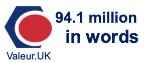 94.1 million in words 94.1 million in words