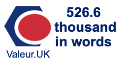 526.6 thousand in words