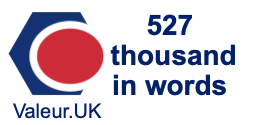 527 thousand in words
