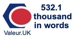 532.1 thousand in words