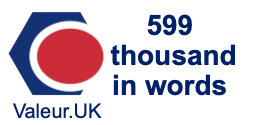 599 thousand in words