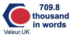 709.8 thousand in words 709.8 thousand in words