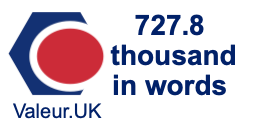 727.8 thousand in words 727.8 thousand in words