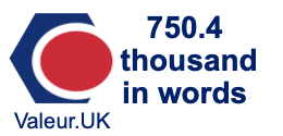 750.4 thousand in words 750.4 thousand in words