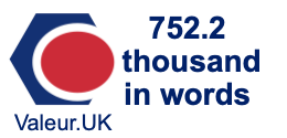 752.2 thousand in words 752.2 thousand in words