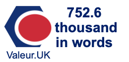 752.6 thousand in words 752.6 thousand in words