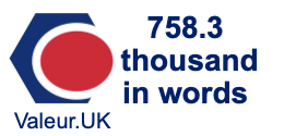 758.3 thousand in words 758.3 thousand in words