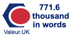 771.6 thousand in words 771.6 thousand in words
