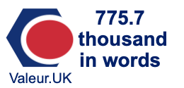 775.7 thousand in words