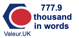 777.9 thousand in words