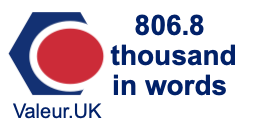 806.8 thousand in words