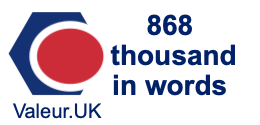 868 thousand in words