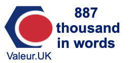 887 thousand in words