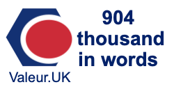 904 thousand in words
