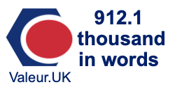 912.1 thousand in words 912.1 thousand in words