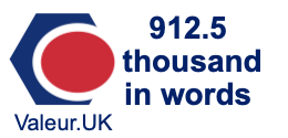 912.5 thousand in words 912.5 thousand in words