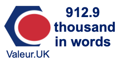 912.9 thousand in words