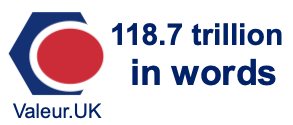 118.7 trillion in words