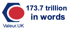 173.7 trillion in words 173.7 trillion in words