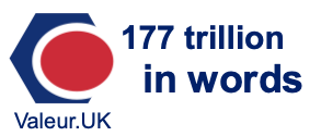 177 trillion in words 177 trillion in words