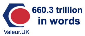 660.3 trillion in words
