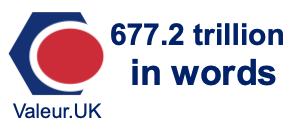 677.2 trillion in words