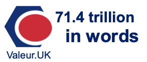 71.4 trillion in words 71.4 trillion in words